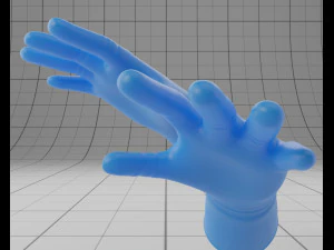 latex gloves 3D Model