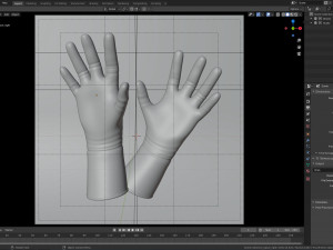 latex gloves 3D Модель
