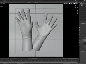 latex gloves 3D Model
