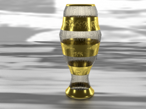 vase zubr Modello 3D