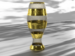 vase zubr Modello 3D