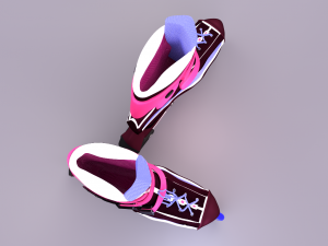 roller skates Model 3D