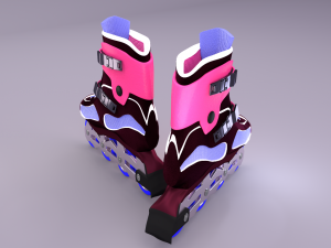 roller skates Model 3D