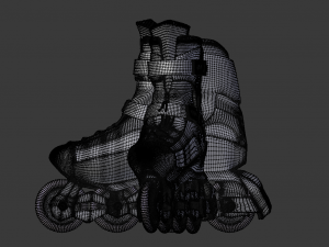 roller skates Model 3D