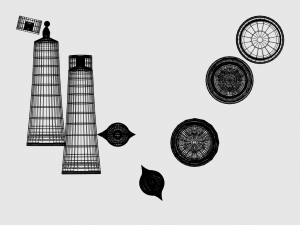 cosmetic tubes and jars 3D Model
