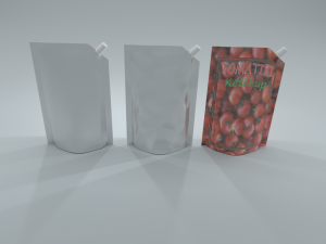 doypack packaging Model 3D