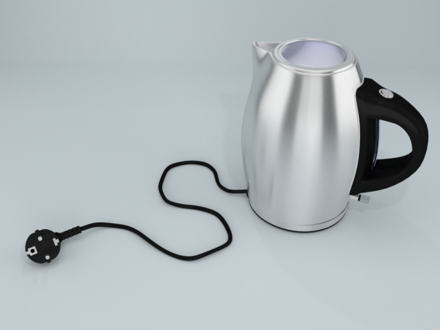 kettle Modello 3D .c4d .max .obj .3ds .fbx .stl .blend 