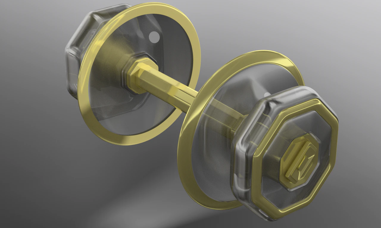 doorknob 3D Model .c4d .max .obj .3ds .fbx .stl .blend 