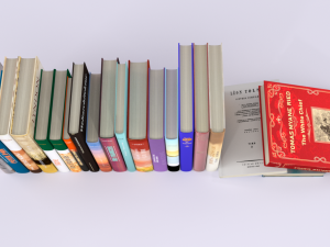 20 new books 3D Модель