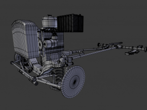 gaz-20m Modèle 3D