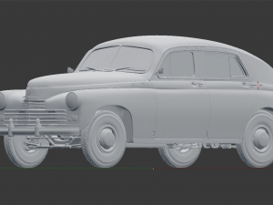 gaz-20m Modèle 3D