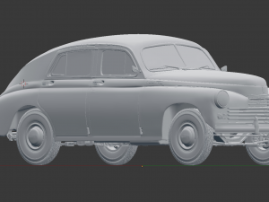 gaz-20m Modèle 3D