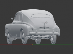gaz-20m Modèle 3D