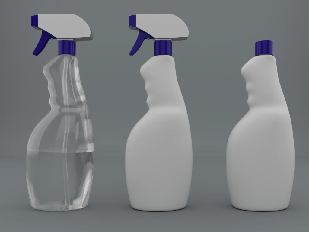 spray bottle 3D Model .c4d .max .obj .3ds .fbx .stl .blend 