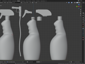 spray bottle 3D-Modell