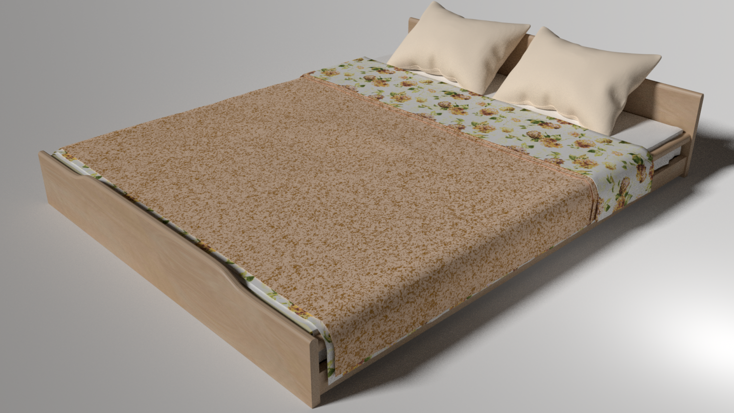 Bed 3d Model In Bedroom 3dexport