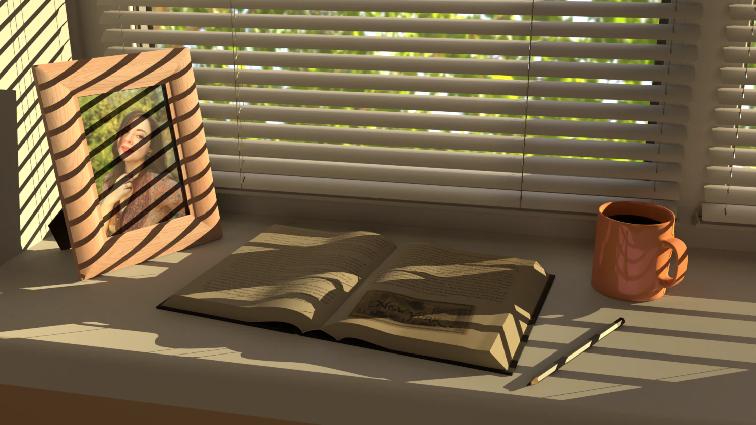 jalousie 3D Model .c4d .max .obj .3ds .fbx .stl .blend 