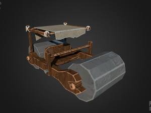 stone age car 3D Model