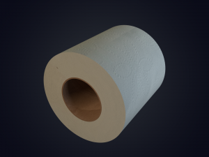 toilet paper 3D 模型