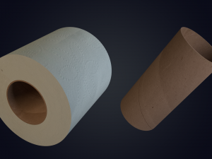 toilet paper 3D 模型