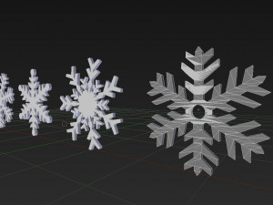 snowflakes 3D Model