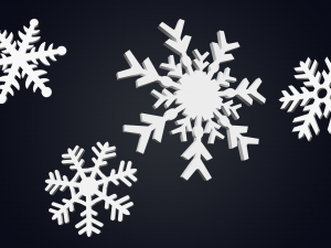 snowflakes 3D Model