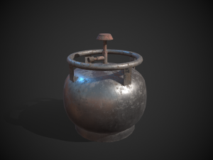 gas cylinder 3D Model