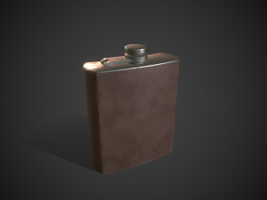 alcohol bottle Modello 3D