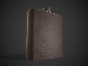alcohol bottle 3D Model