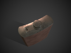 alcohol bottle 3D Model