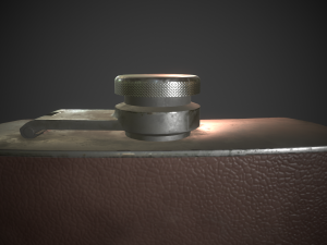 alcohol bottle 3D Model