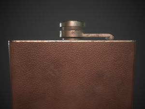 alcohol bottle 3D Model