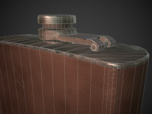 alcohol bottle 3D Model