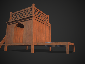 dog kennel Modelo 3D