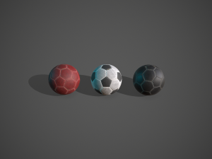 soccer balls Modelo 3D