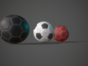 soccer balls Modelo 3D