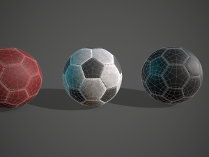 soccer balls Modelo 3D