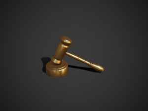 golden judge hummer Modelo 3D