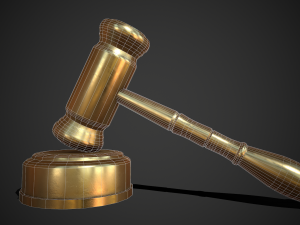 golden judge hummer Modelo 3D