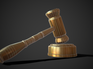 golden judge hummer Modelo 3D