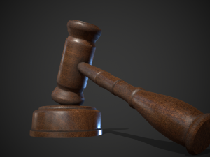 wooden judge hummer 3D 모델