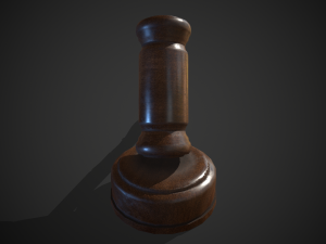 wooden judge hummer 3D 모델