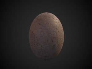 broken dinosaur egg 3D Model
