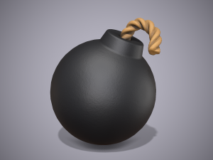 Rounded Bomb 3D Модель