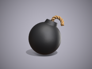 Rounded Bomb 3D Модель