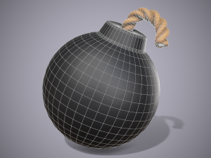 Rounded Bomb 3D Модель
