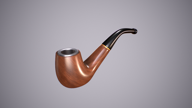 Tobacco Pipe Modelo 3D .c4d .max .obj .3ds .fbx .stl .blend 