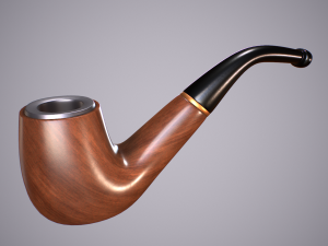 Tobacco Pipe Modelo 3D