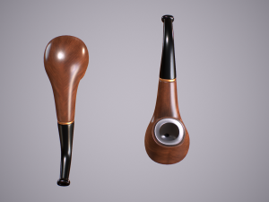 Tobacco Pipe Modelo 3D