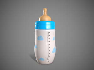 Baby Bottle Milk 3D 모델